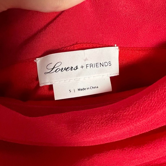 Revolve Lovers & Friends Red Passion Maxi Dress Size Small - Picture 10 of 10